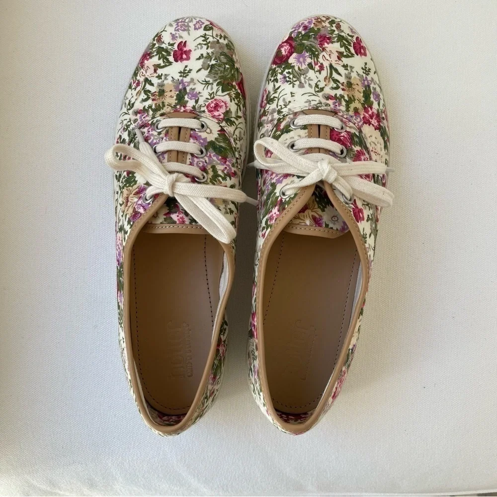Hotter Mabel Floral Sneaker Lace-Up Comfort Concepts